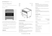 Fisher and Paykel OR30SDI6X1 Quick Reference guide