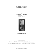 SanDisk E250 User Manual