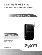 ZyXEL VSG1435 User Guide