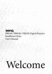 BenQ PB8240 User Manual