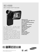 Samsung SC-X300 Brochure