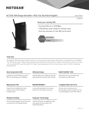 Netgear EX6200 Product Data Sheet