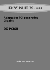 Dynex DX-PCIGB User Manual (Spanish)