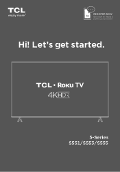 TCL 75S555 5-Series Quick Start Guide