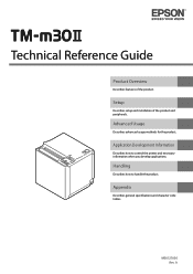 Epson TM-m30II Technical Reference Guide TM-m30II