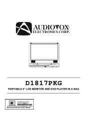 Audiovox D1817 Owners Manual