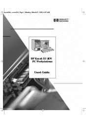 HP Kayak XU 04xx HP Kayak XU and XW Series U3 and W3 PC Workstations - User Guide (D5699-90001)