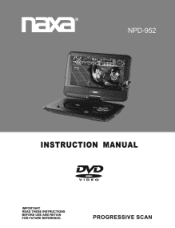 Naxa NPD-952 NPD-952 English Manual