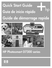 HP Photosmart D7300 Quick Start Guide
