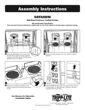 Tripp Lite SRFANWM Owner's Manual for SRFANWM Rack Accessory 933111