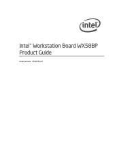 Intel WX58BPR Product Guide