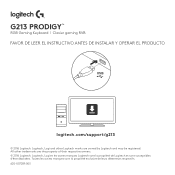Logitech G213 Setup Guide