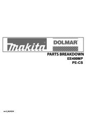 Makita EE400MP Parts Breakdown
