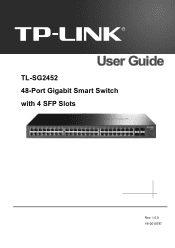 TP-Link TL-SG2452 TL-SG2452 V1 User Guide