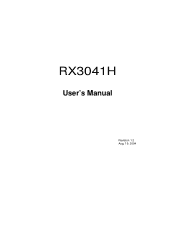 Asus RX3041H users manual English
