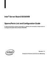 Intel S5500WB Configuration Guide