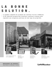 LiftMaster PPLK1-10 Application Brochure - French