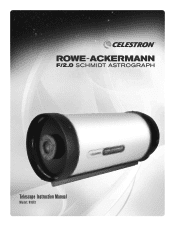 Celestron 8inch Rowe-Ackermann Schmidt Astrograph RASA 8 Optical Tube Assembly CGE Dovetail 8' Rowe-Ackermann Schmidt Astrograph