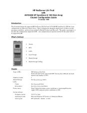 HP LC2000r HP Netserver LXr Pro8 Surestore E Config Guide  for Windows NT4.0 Clusters