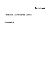 Lenovo K49 Hardware Maintenance Manual