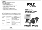 Pyle PLMR20PA PLMR20PA Manual 1