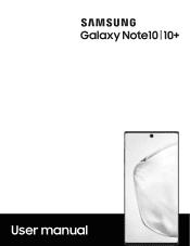 Samsung Galaxy Note10 Sprint User Manual