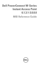 Dell PowerConnect B-RX4 Dell Instant 6.1.3.1-3.0.0.0 MIB Reference Guide