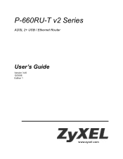 ZyXEL P-660RU-T3 v2 User Guide
