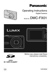 Panasonic DMC-FX01W User Manual