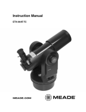 Meade ETX80 Instruction Manual