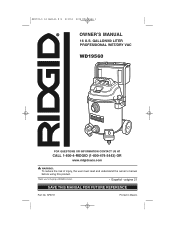 Ridgid WD1956 Owners Manual
