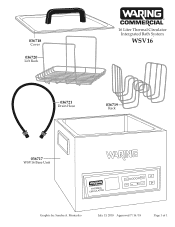 Waring WSV16 Parts Diagram