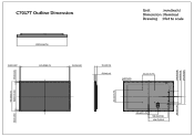 Dell C7017T Outline Dimension