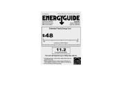 Frigidaire FFRE0633Q1 Energy Guide