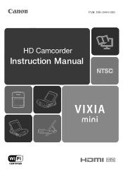 Canon VIXIA mini Instruction Manual