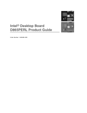 Intel D865PERL Intel Desktop Board D865PERL Product Guide