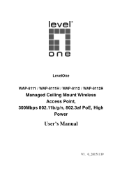 LevelOne WAP-6115 User Manual