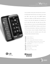 LG GR700 Data Sheet