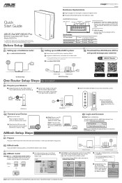 Asus ZenWiFi BQ16 Pro 1PK QSG Quick Start Guide