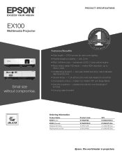 Epson EX100 Product Brochure