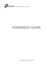 TP-Link TL-SL1226P Unmanaged PoE/PoE SwitchUN Installation Guide