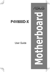 Asus P4V800D-X Motherboard DIY Troubleshooting Guide