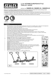 Sealey 3000ES Instruction Manual