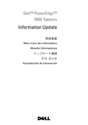 Dell PowerEdge R805 Information Update