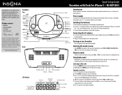 Insignia NS-BIPCD03 Quick Setup Guide (English)