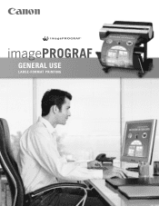 Canon imagePROGRAF iPF710 with Colortrac Scanning System imagePROGRAF General Use Brochure