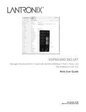 Lantronix SISPM1040-582-LRT Web User Guide Rev H PDF 15.20 MB