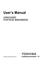 Toshiba PSU40C-DW208C User Manual