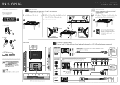 Insignia NS-32D220NA16 Quick Setup Guide (English)