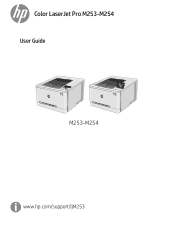 HP Color LaserJet Pro M253-M254 User Guide